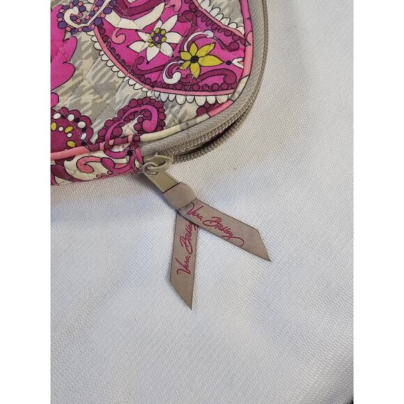 Vera Bradley Laptop Sleeve 13"-14" Pink Paisley Print Quilted Case - Pre-owned! - Picture 6 of 11